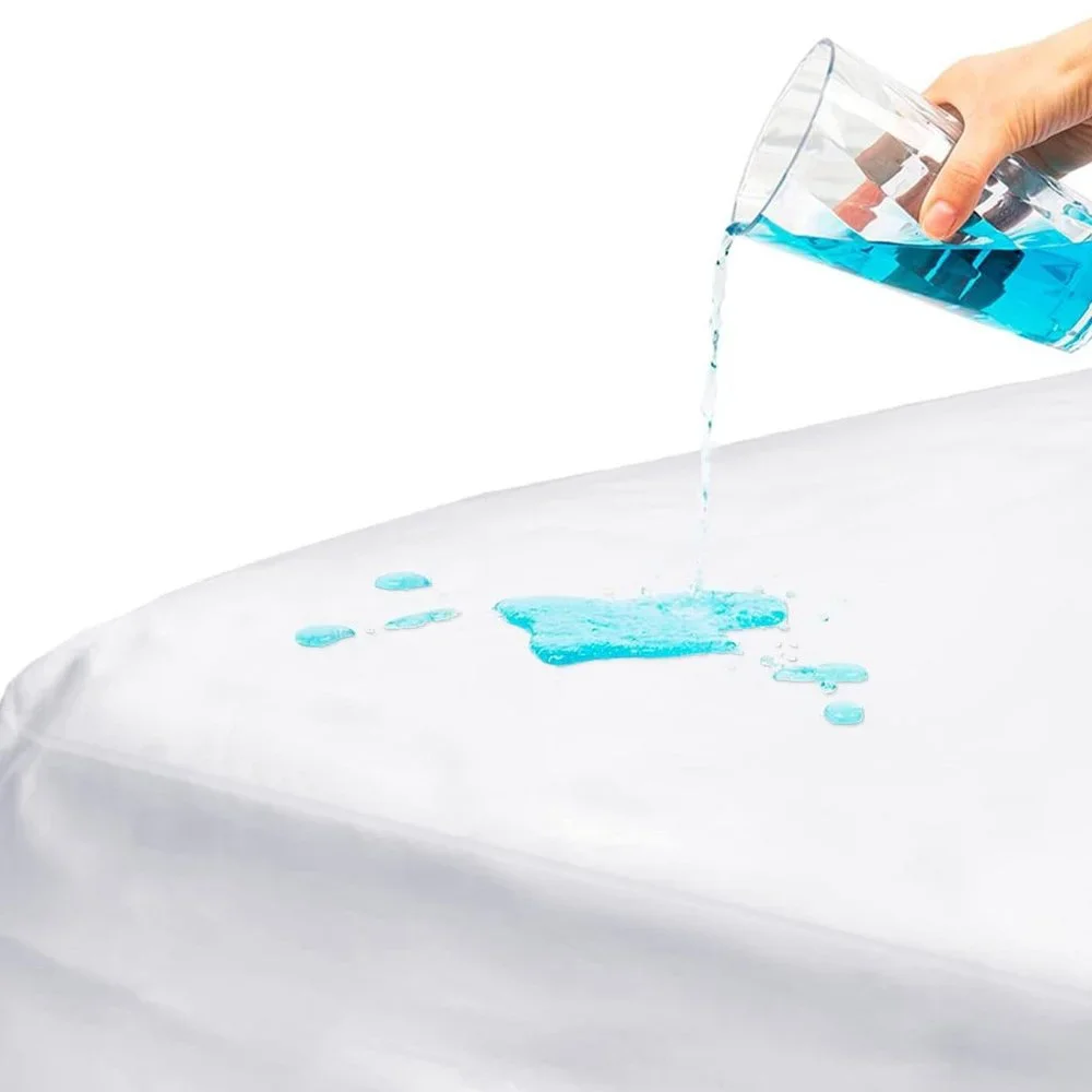 NEW (QUEEN) DMI Waterproof Mattress Protector 100% Vinyl Fitted Sheet (1155)